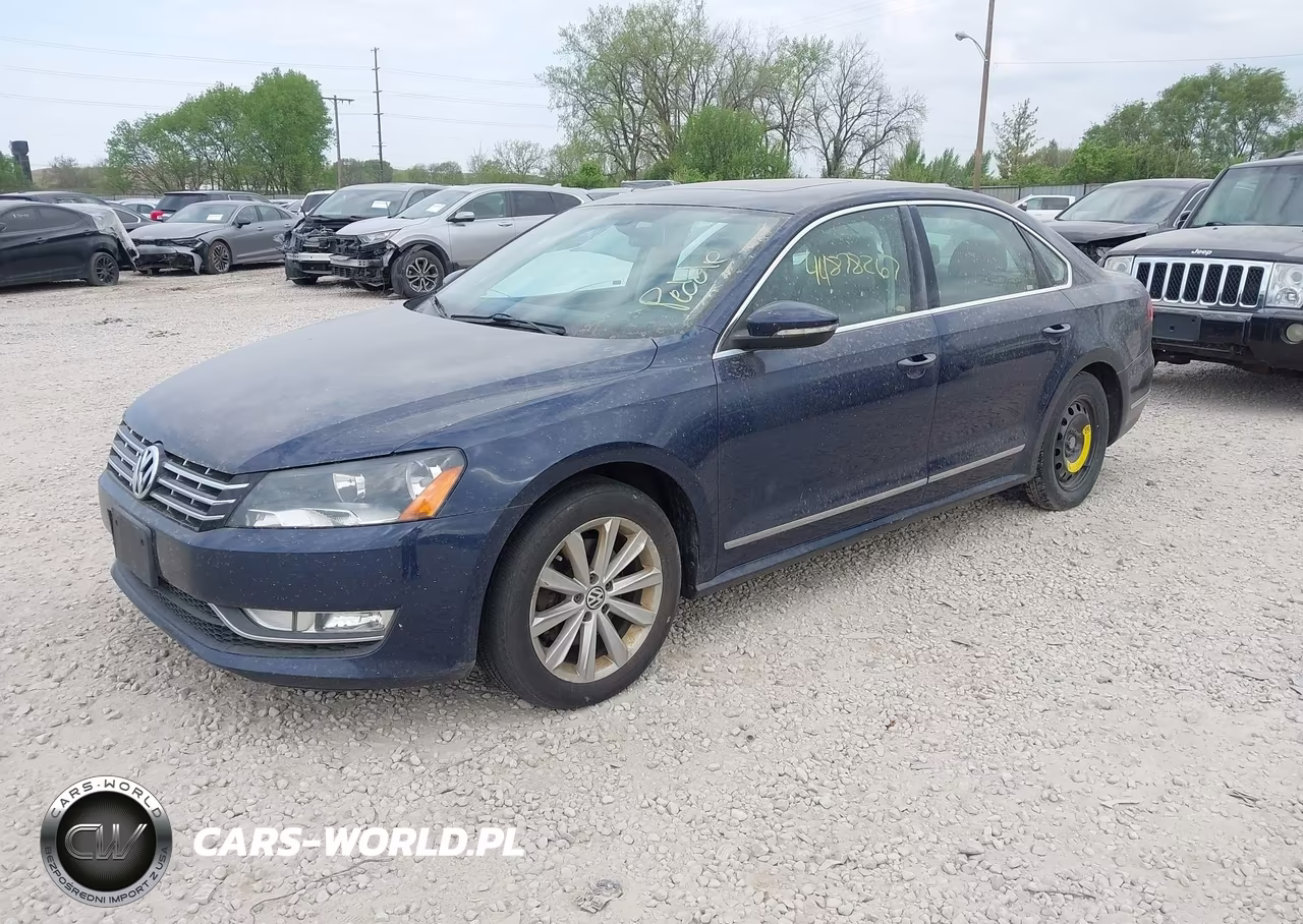 2012 Volkswagen Passat 2.5L Sel Premium VIN:1VWCP7A38CC094221 - 2
