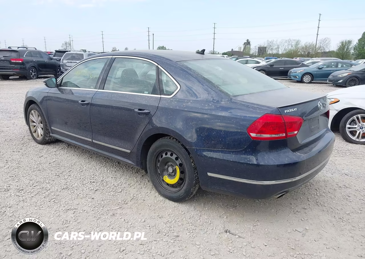 2012 Volkswagen Passat 2.5L Sel Premium VIN:1VWCP7A38CC094221 - 3
