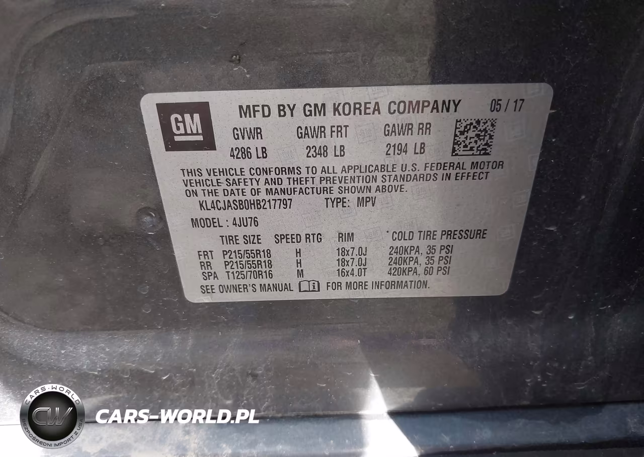 2017 Buick Encore Preferred VIN:KL4CJASB0HB217797 - 9