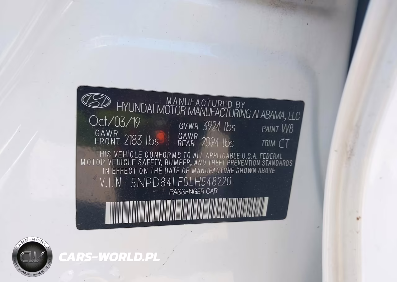 2020 Hyundai Elantra Sel VIN:5NPD84LF0LH548220 - 9