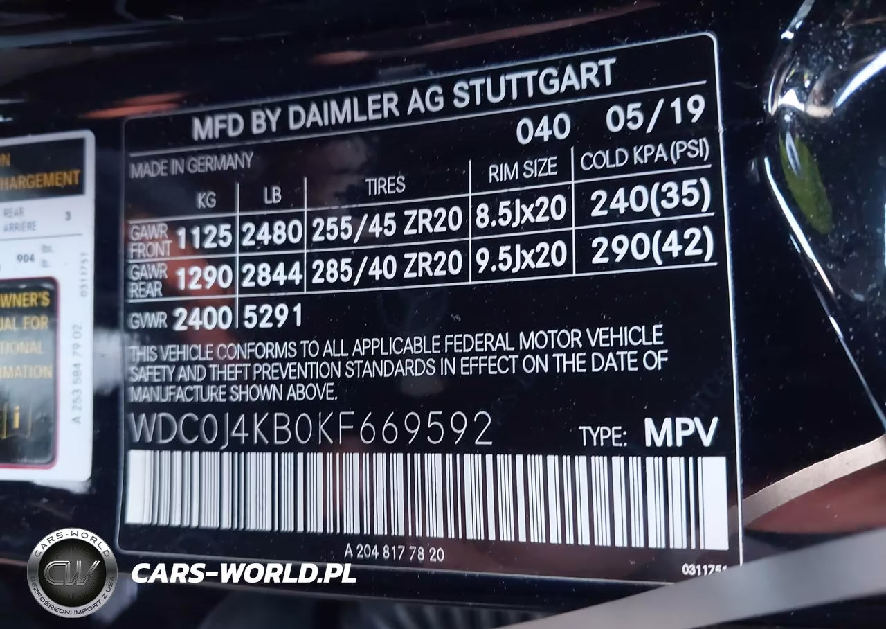 2019 Mercedes-Benz Glc 300 Coupe 4Matic VIN:WDC0J4KB0KF669592 - 9
