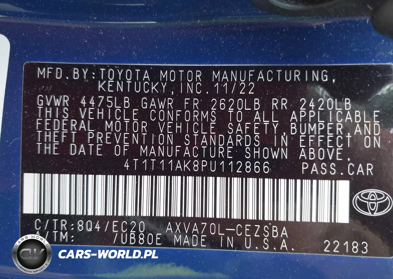 2023 Toyota Camry Se Nightshade Edition VIN:4T1T11AK8PU112866 - 9