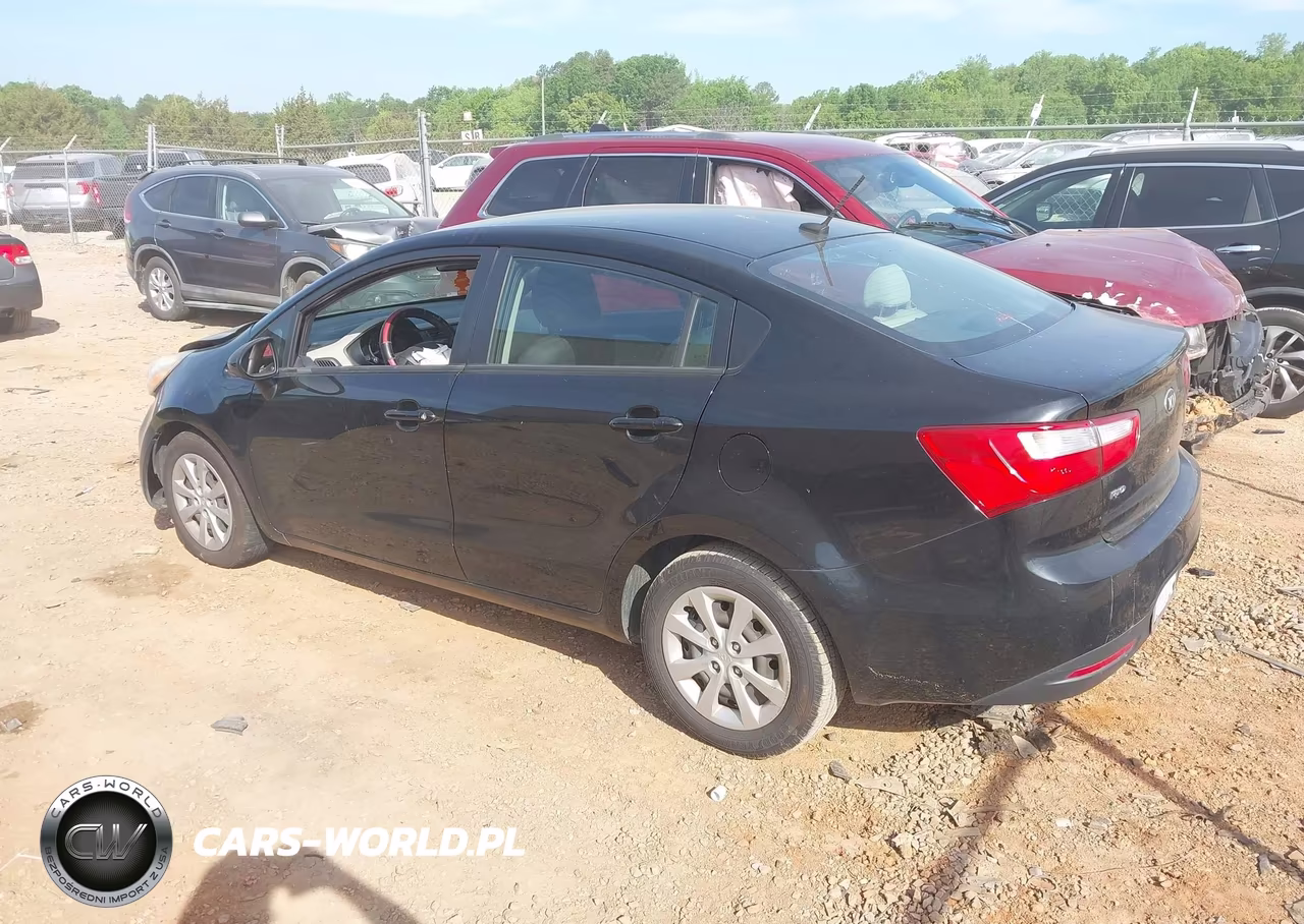 2013 Kia Rio Lx VIN:KNADM4A31D6290741 - 3