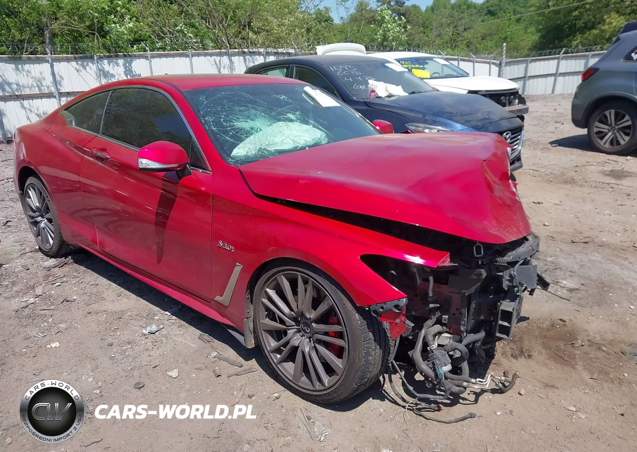 2017 Infiniti Q60 3.0T Red Sport 400