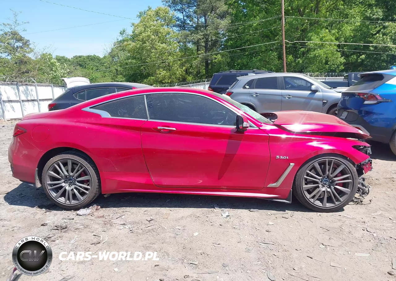 2017 Infiniti Q60 3.0T Red Sport 400 VIN:JN1FV7EKXHM611031 - 13