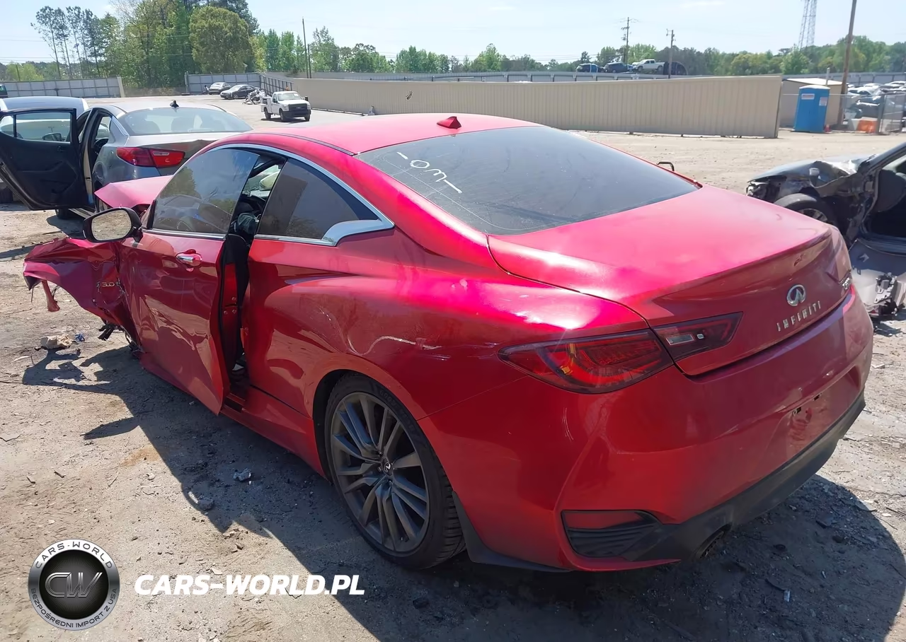 2017 Infiniti Q60 3.0T Red Sport 400 VIN:JN1FV7EKXHM611031 - 3