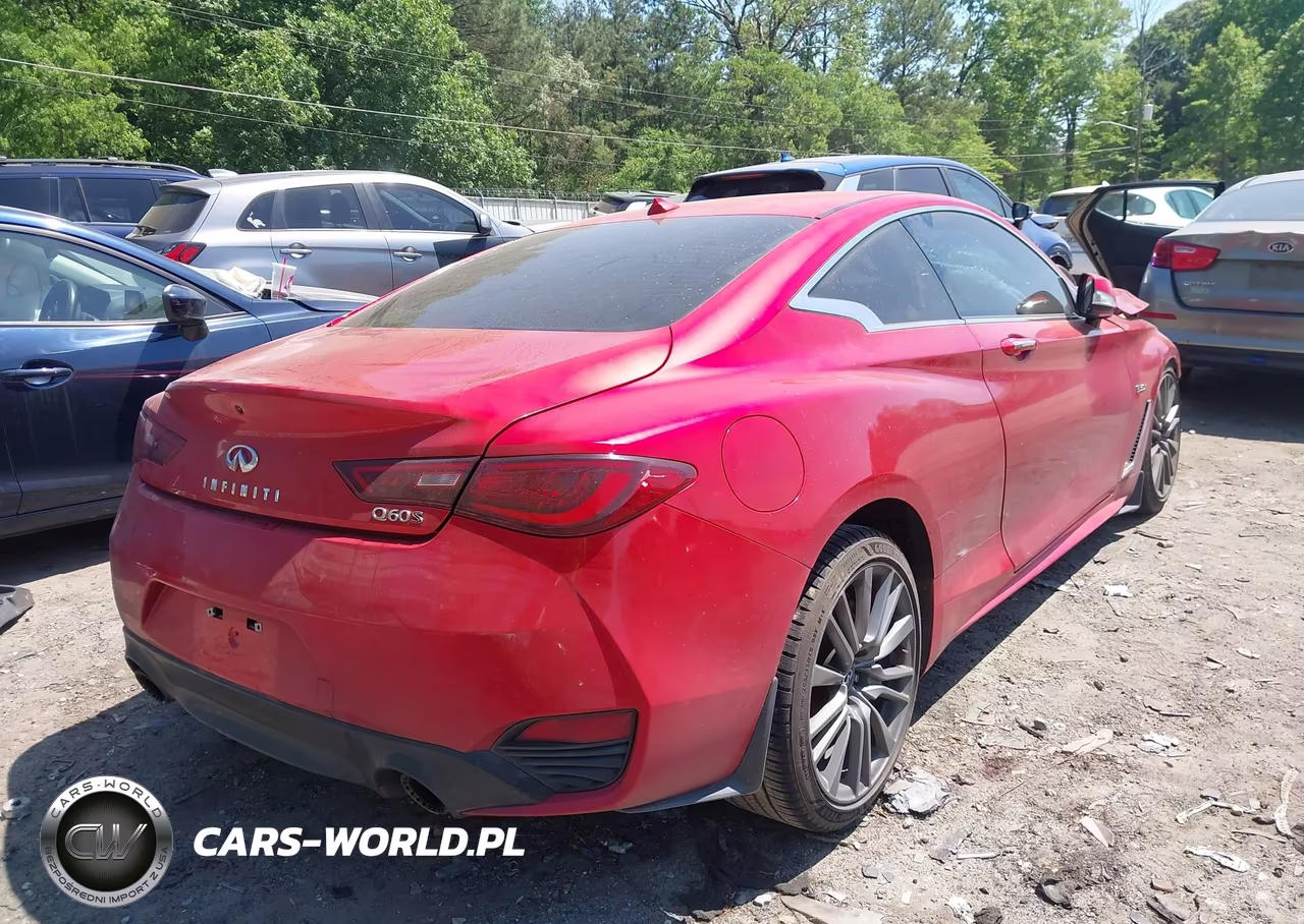 2017 Infiniti Q60 3.0T Red Sport 400 VIN:JN1FV7EKXHM611031 - 4