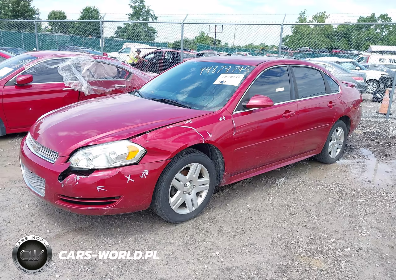 2012 Chevrolet Impala Lt VIN:2G1WB5E39C1311125 - 2