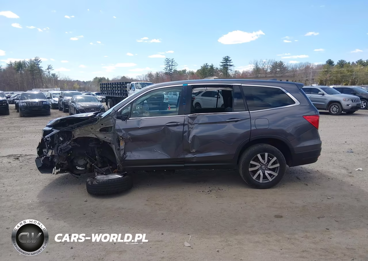 2021 Honda Pilot Awd Ex-L VIN:5FNYF6H51MB057528 - 14