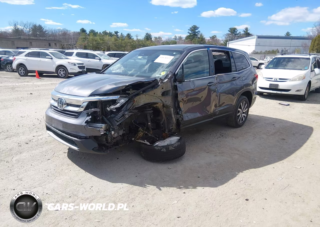 2021 Honda Pilot Awd Ex-L VIN:5FNYF6H51MB057528 - 2