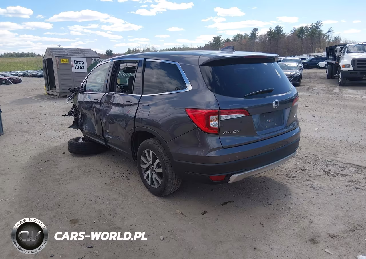 2021 Honda Pilot Awd Ex-L VIN:5FNYF6H51MB057528 - 3