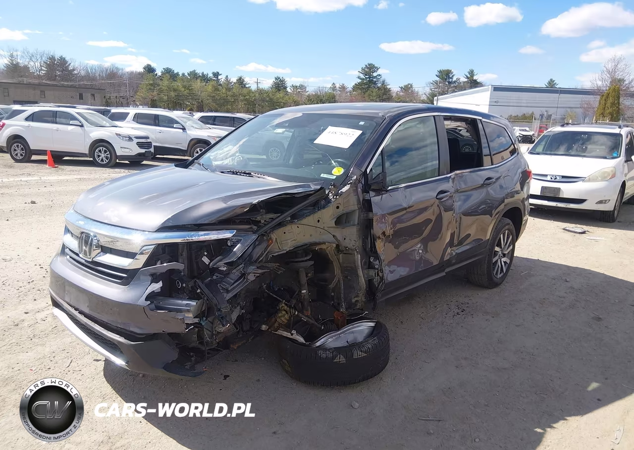 2021 Honda Pilot Awd Ex-L VIN:5FNYF6H51MB057528 - 6