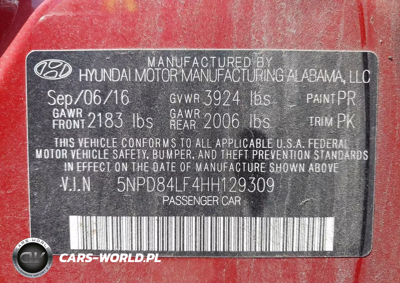 2017 Hyundai Elantra Se VIN:5NPD84LF4HH129309 - 9