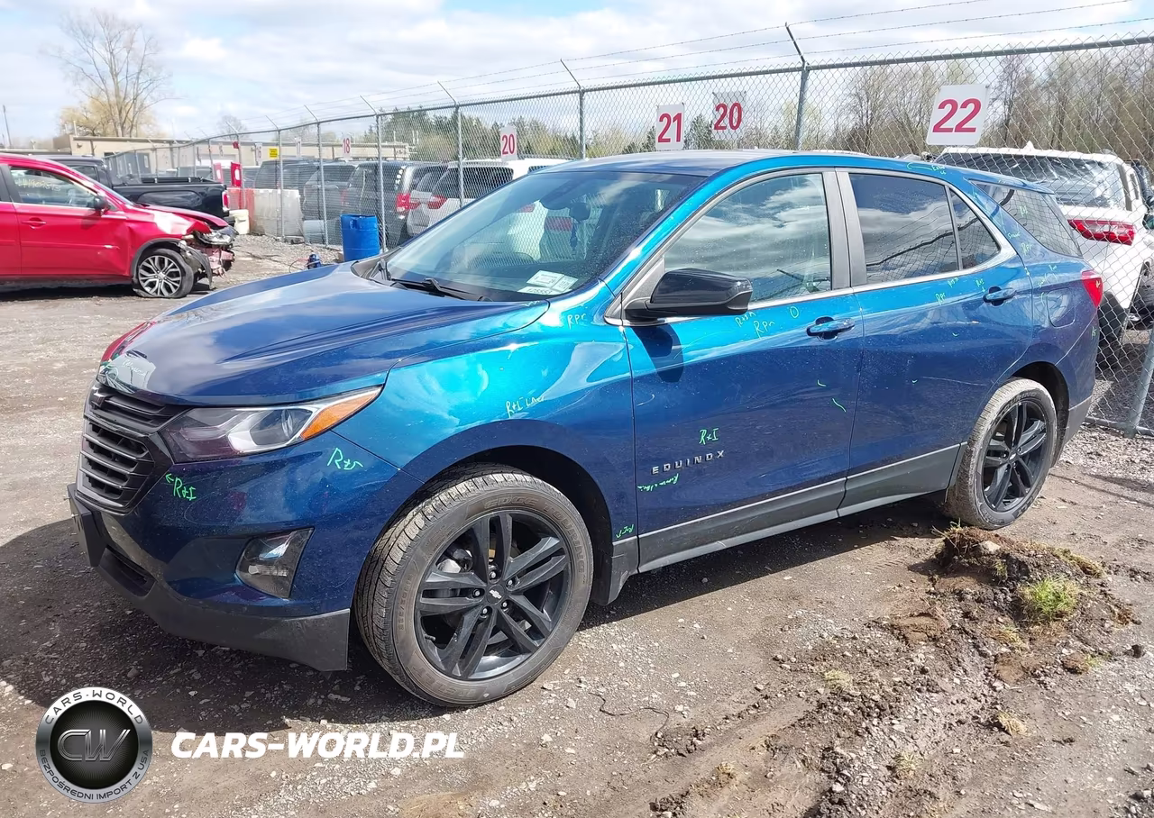 2021 Chevrolet Equinox Awd Lt VIN:3GNAXUEV1ML332881 - 2