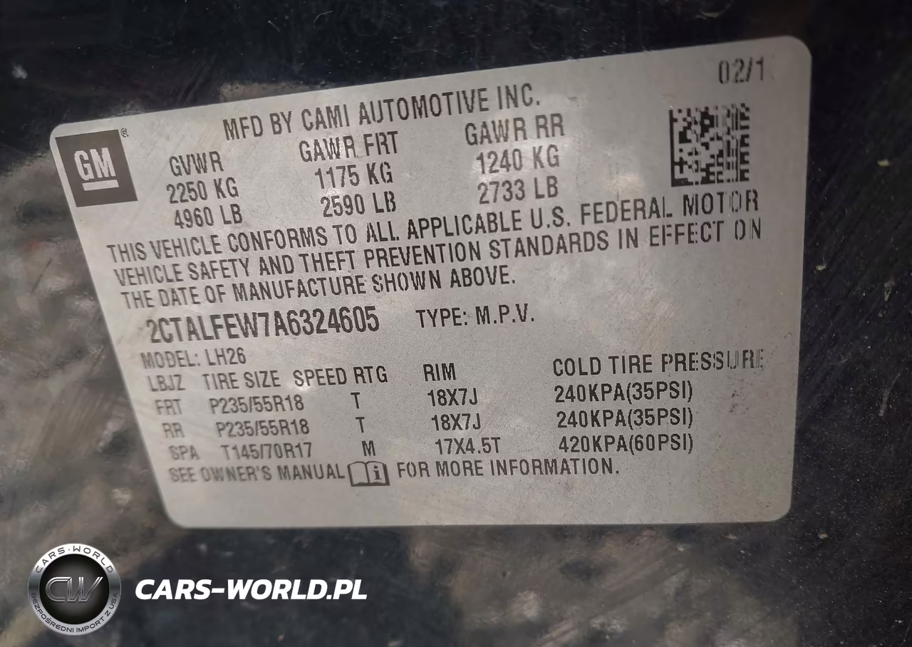 2010 GMC Terrain Slt-1 VIN:2CTALFEW7A6324605 - 9