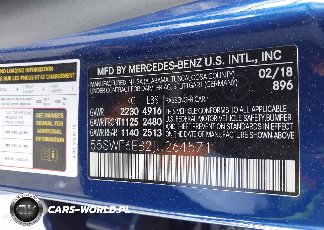 2018 Mercedes-Benz Amg C 43 4Matic VIN:55SWF6EB2JU264571 - 9