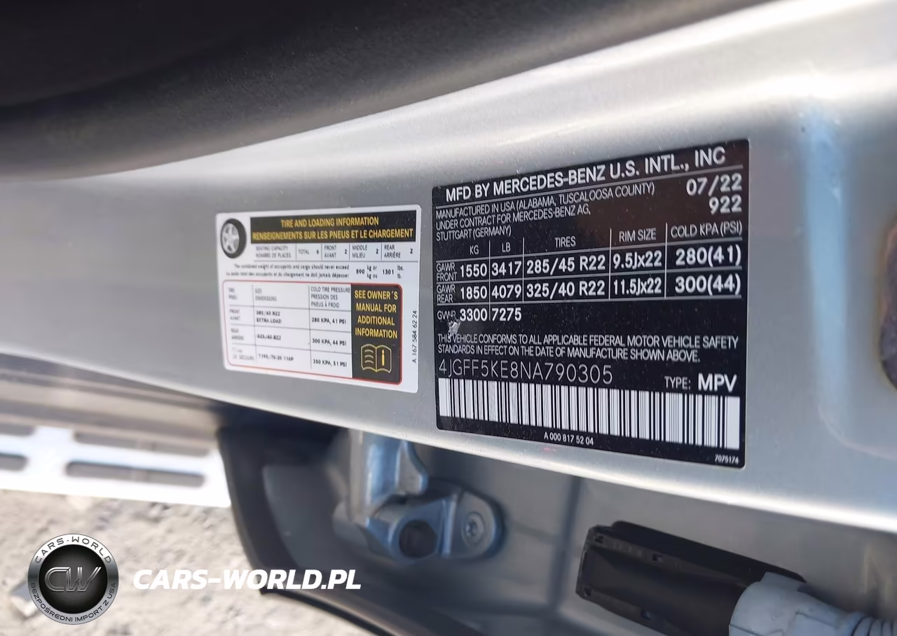 2022 Mercedes-Benz Gls 450 4Matic VIN:4JGFF5KE8NA790305 - 9