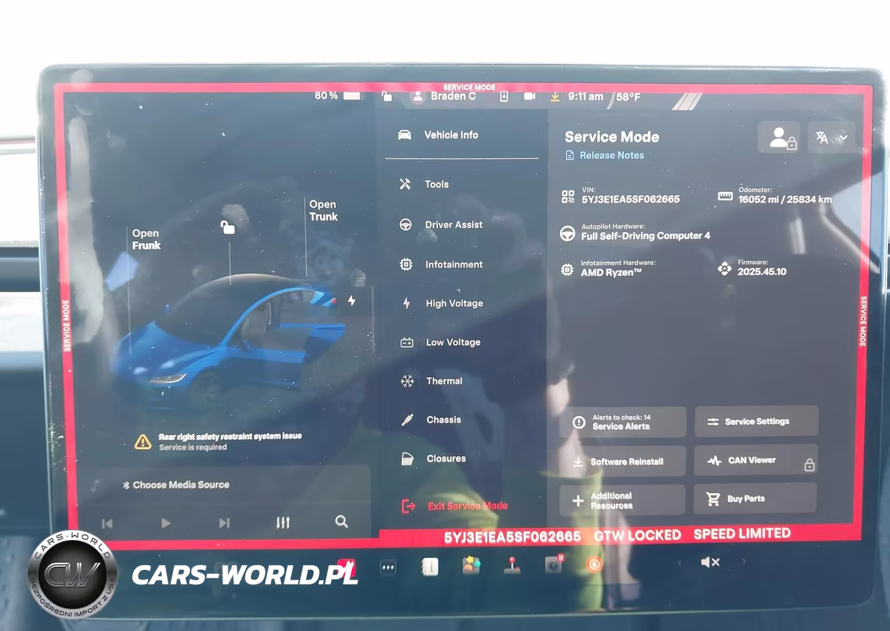 2025 Tesla Model 3 Long Range Rear-Wheel Drive-Standard Rear-Wheel Drive VIN:5YJ3E1EA5SF062665 - 7