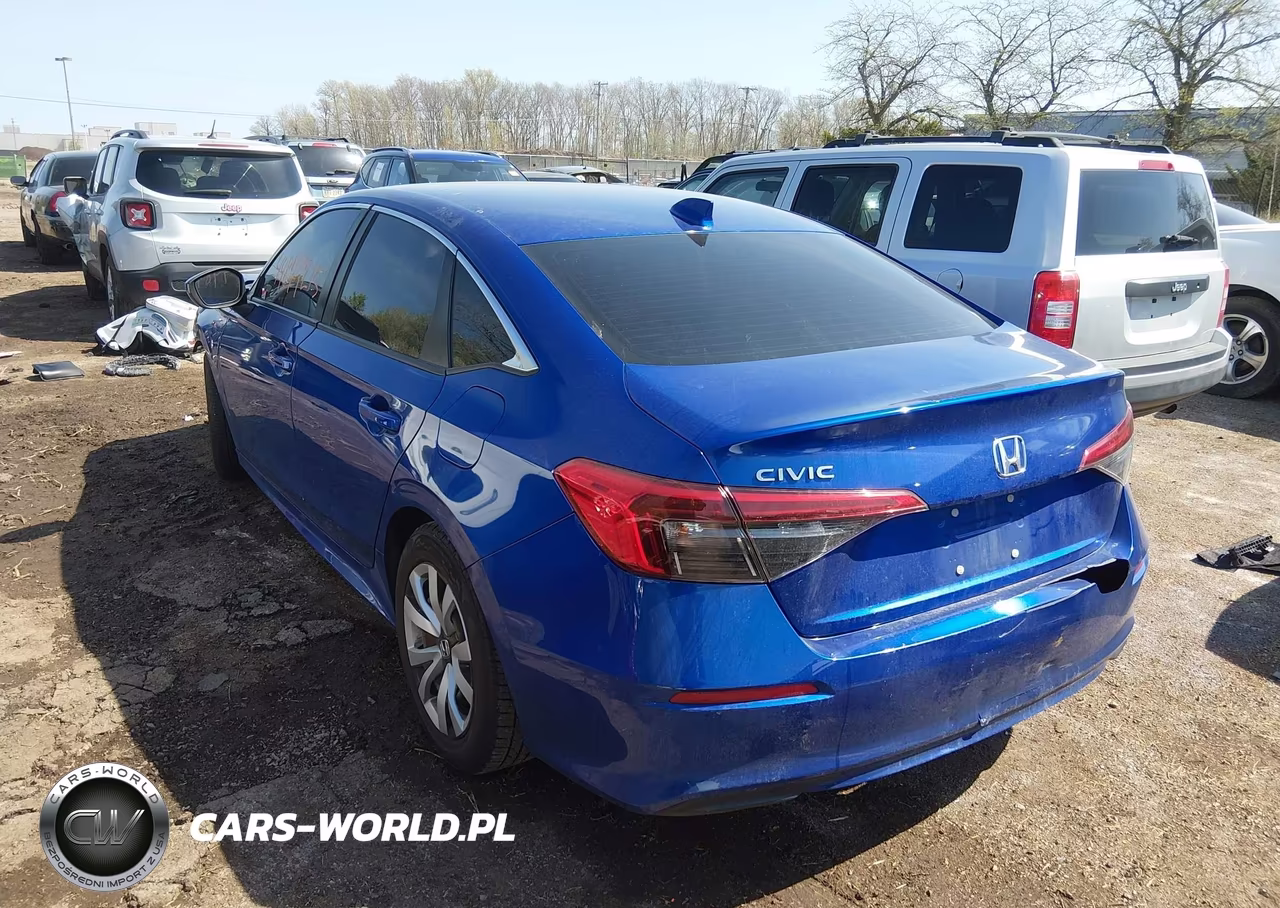 2022 Honda Civic Lx VIN:2HGFE2F22NH517756 - 3