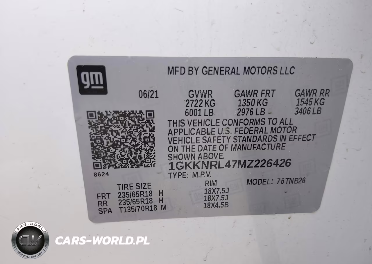 2021 GMC Acadia Sle VIN:1GKKNRL47MZ226426 - 9