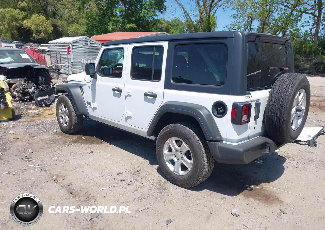2019 Jeep Wrangler Unlimited Sport S 4X4 VIN:1C4HJXDN6KW591465 - 3