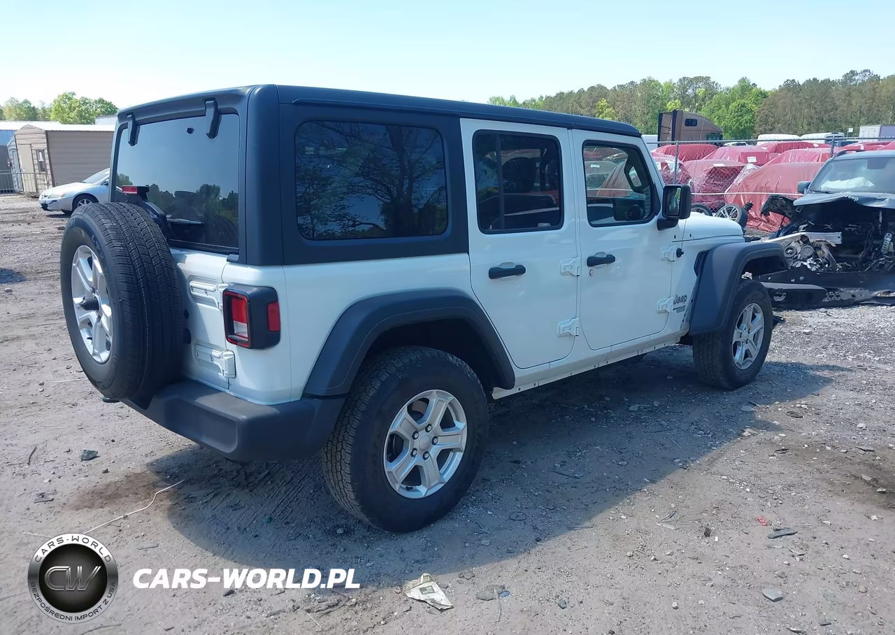 2019 Jeep Wrangler Unlimited Sport S 4X4 VIN:1C4HJXDN6KW591465 - 4