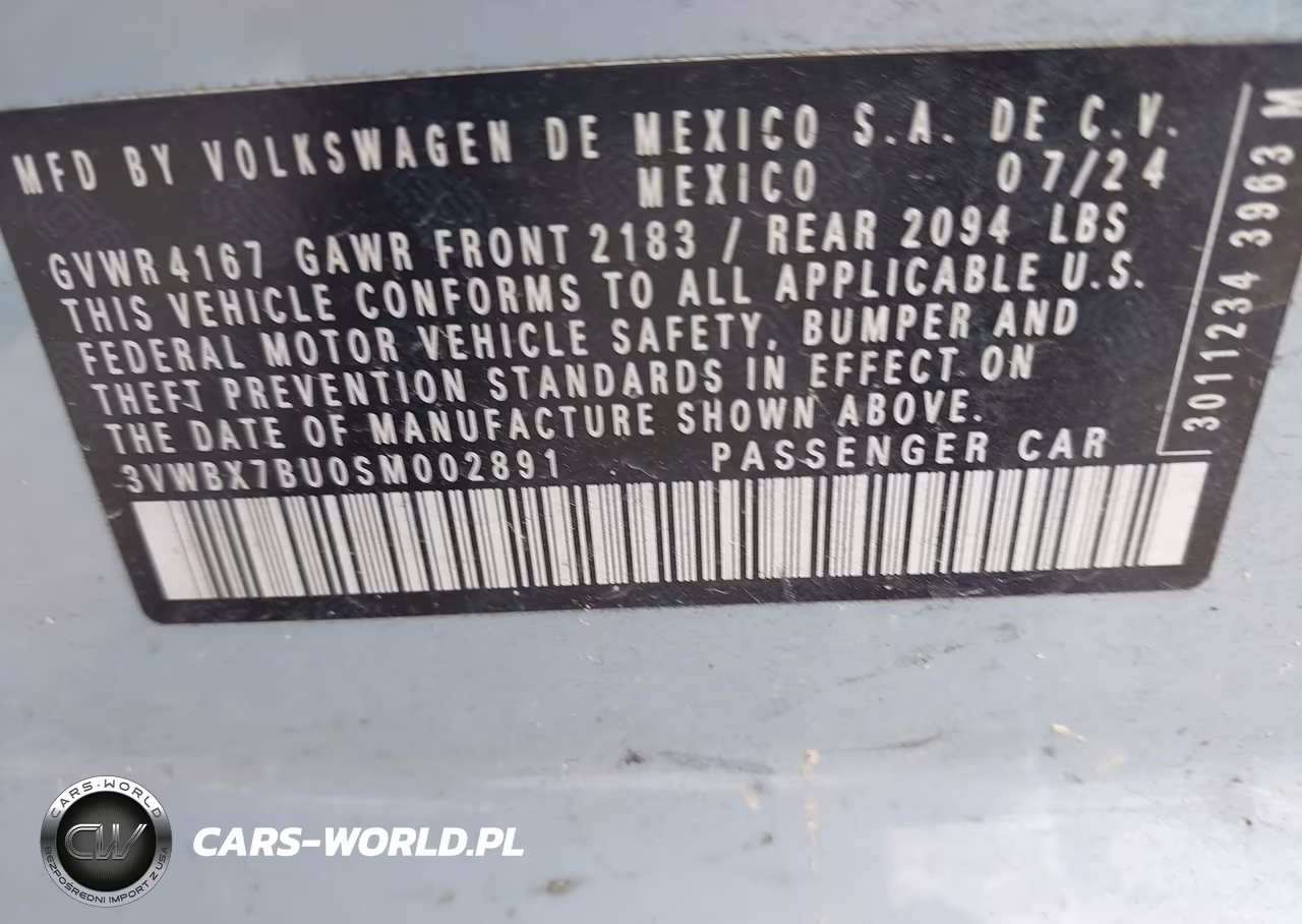 2025 Volkswagen Jetta 1.5T Sport VIN:3VWBX7BU0SM002891 - 9