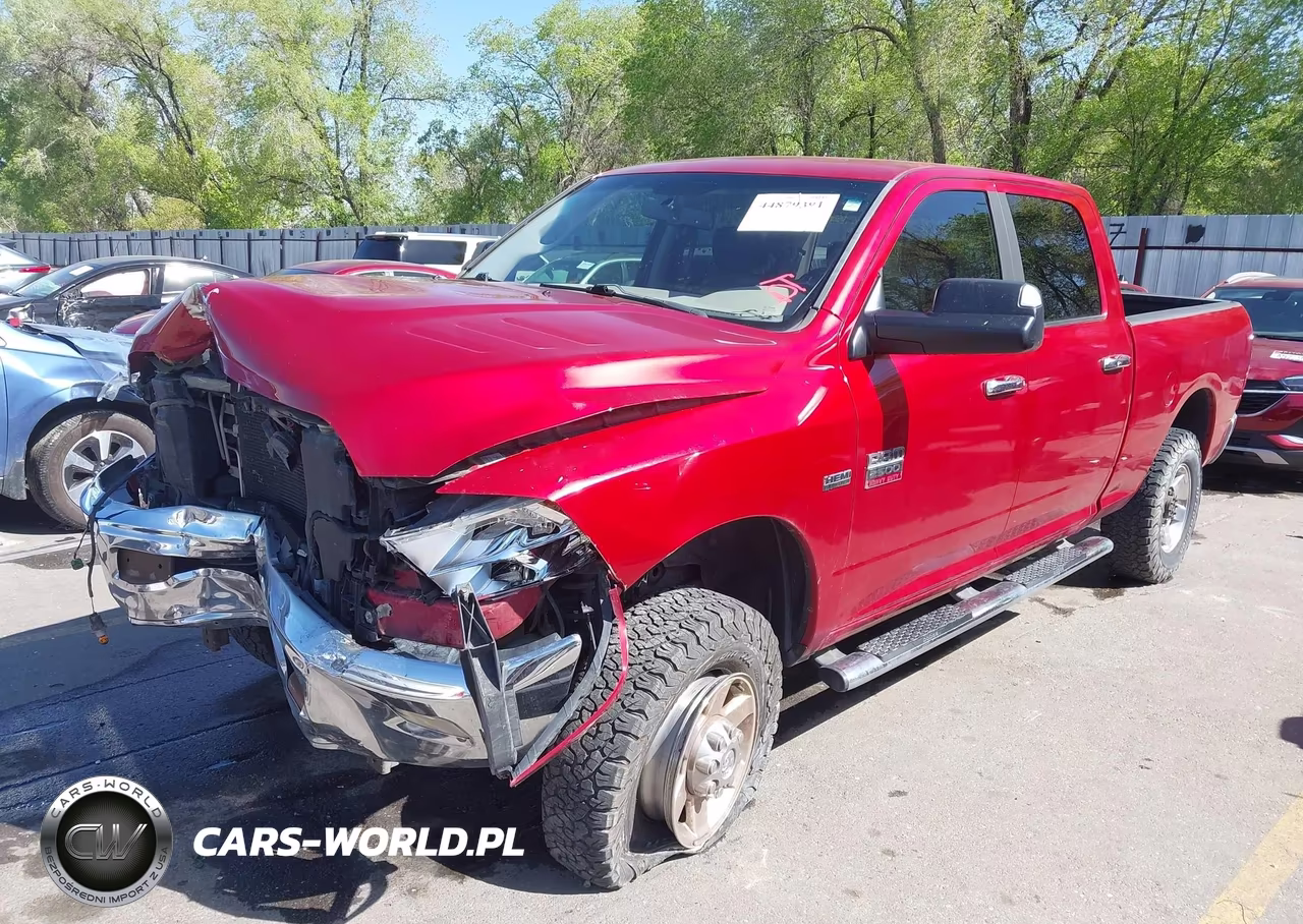 2010 Dodge Ram 2500 Slt VIN:3D7TT2CT8AG116796 - 2