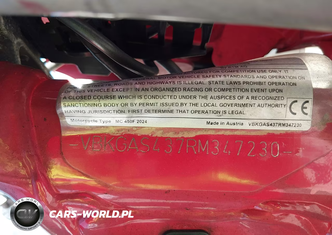 2024 Gasgas 450Mc VIN:VBKGAS437RM347230 - 10