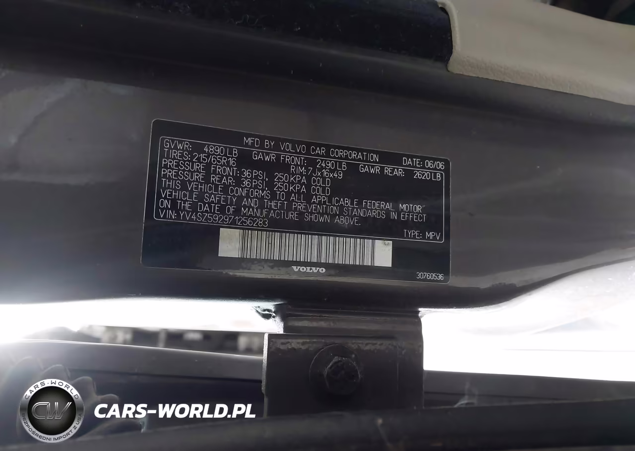 2007 Volvo Xc70 2.5T VIN:YV4SZ592971256283 - 9