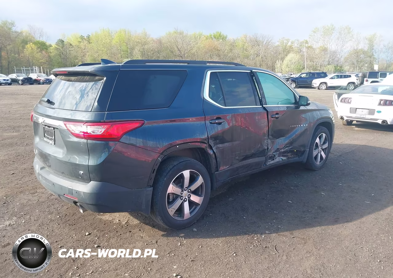 2021 Chevrolet Traverse Awd Lt Leather VIN:1GNEVHKWXMJ191747 - 4
