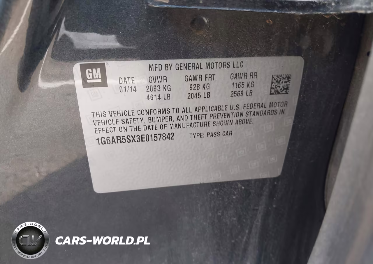 2014 Cadillac Cts Luxury VIN:1G6AR5SX3E0157842 - 9