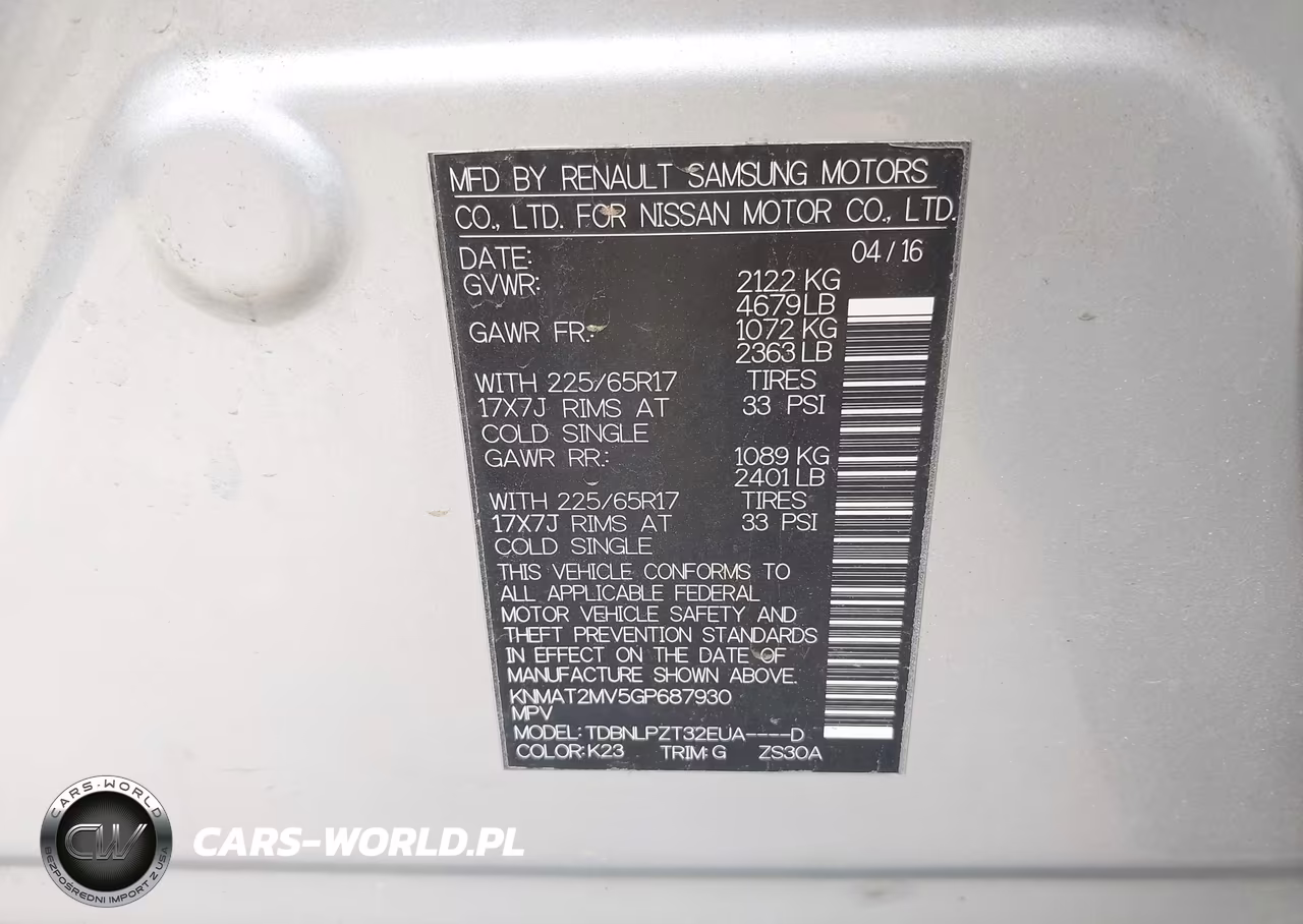 2016 Nissan Rogue S-Sl-Sv VIN:KNMAT2MV5GP687930 - 9