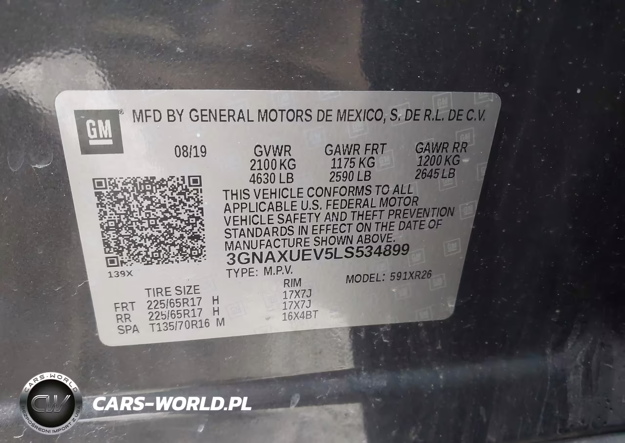 2020 Chevrolet Equinox Awd Lt 1.5L Turbo VIN:3GNAXUEV5LS534899 - 9