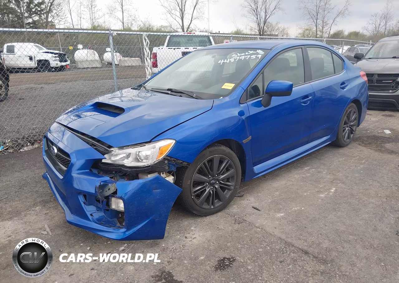 2015 Subaru Wrx VIN:JF1VA1A61F9834963 - 2