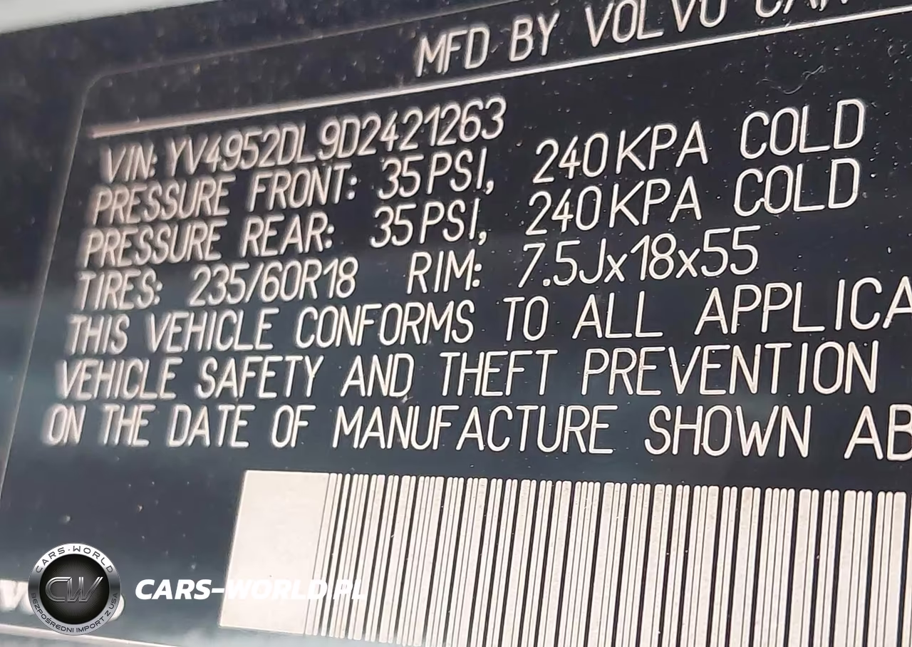 2013 Volvo Xc60 3.2 Premier VIN:YV4952DL9D2421263 - 9