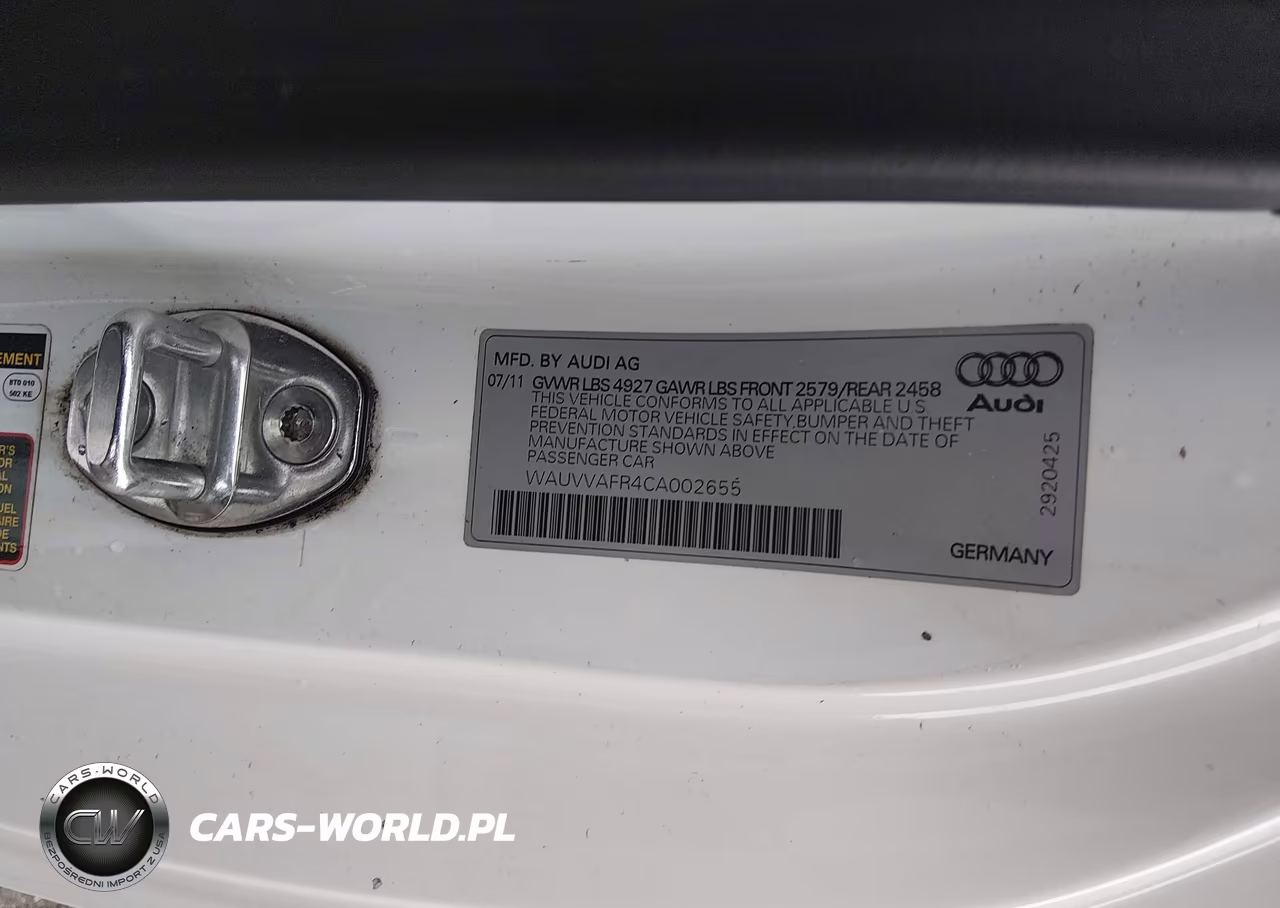 2012 Audi S5 4.2 Premium Plus VIN:WAUVVAFR4CA002655 - 9