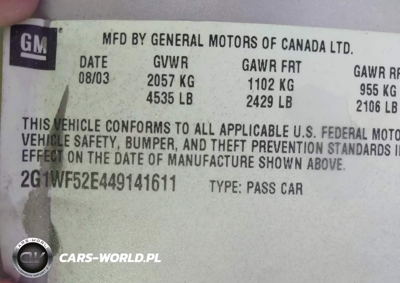 2004 Chevrolet Impala VIN:2G1WF52E449141611 - 9