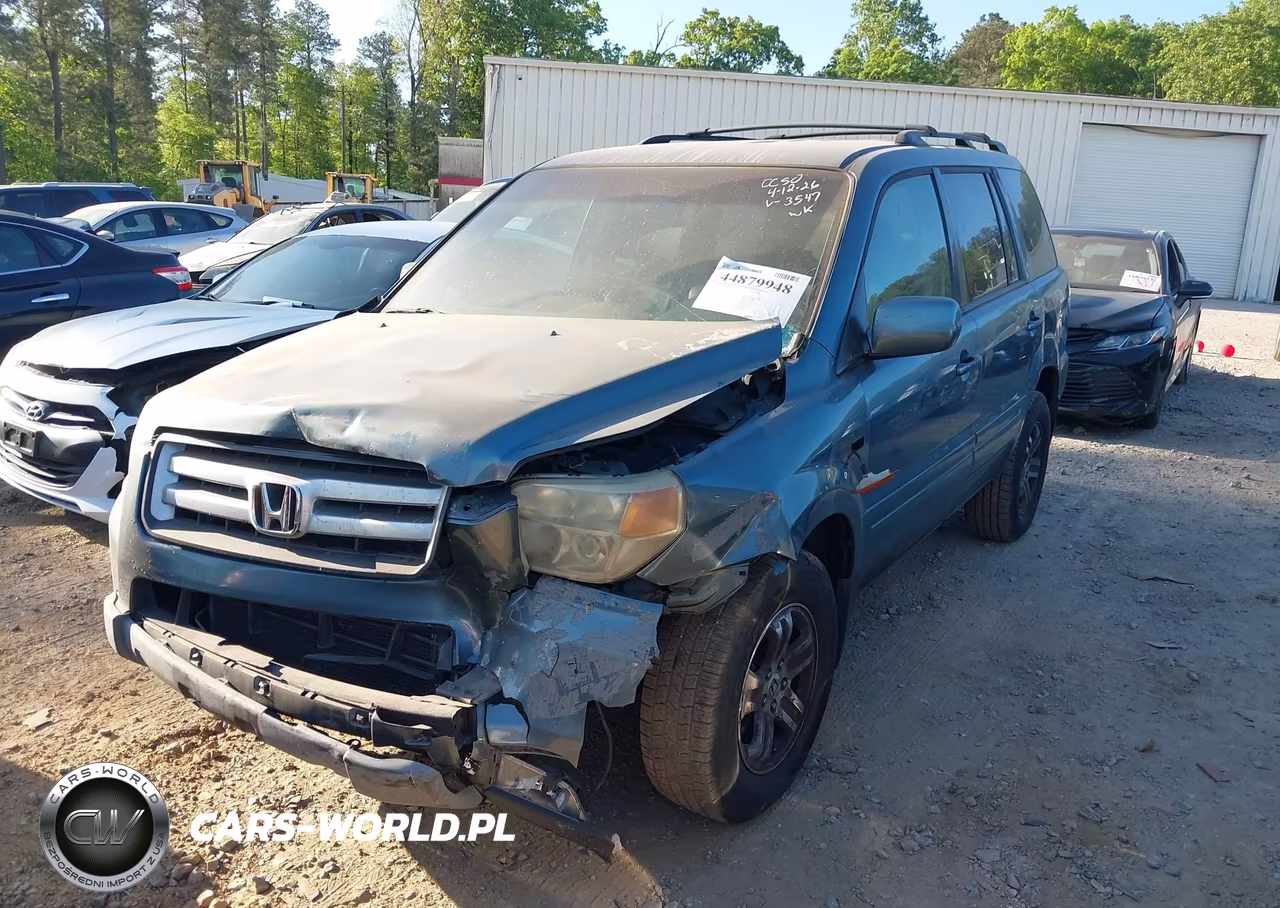 2006 Honda Pilot Ex VIN:5FNYF28416B013547 - 2
