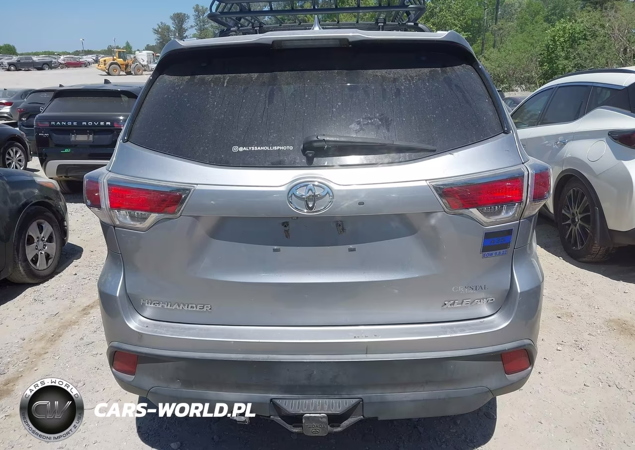 2016 Toyota Highlander Xle V6 VIN:5TDJKRFH9GS285160 - 17