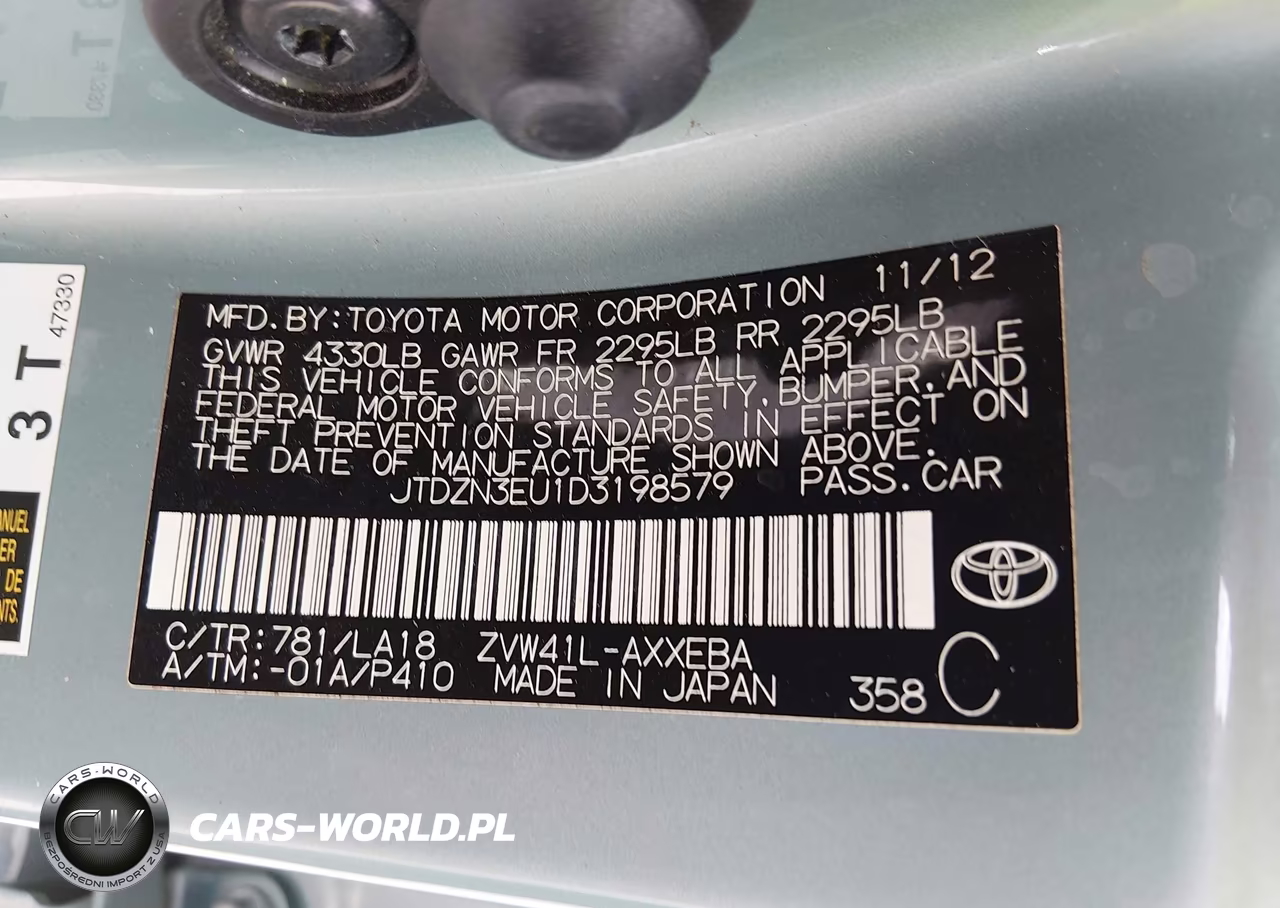 2013 Toyota Prius V Five VIN:JTDZN3EU1D3198579 - 9