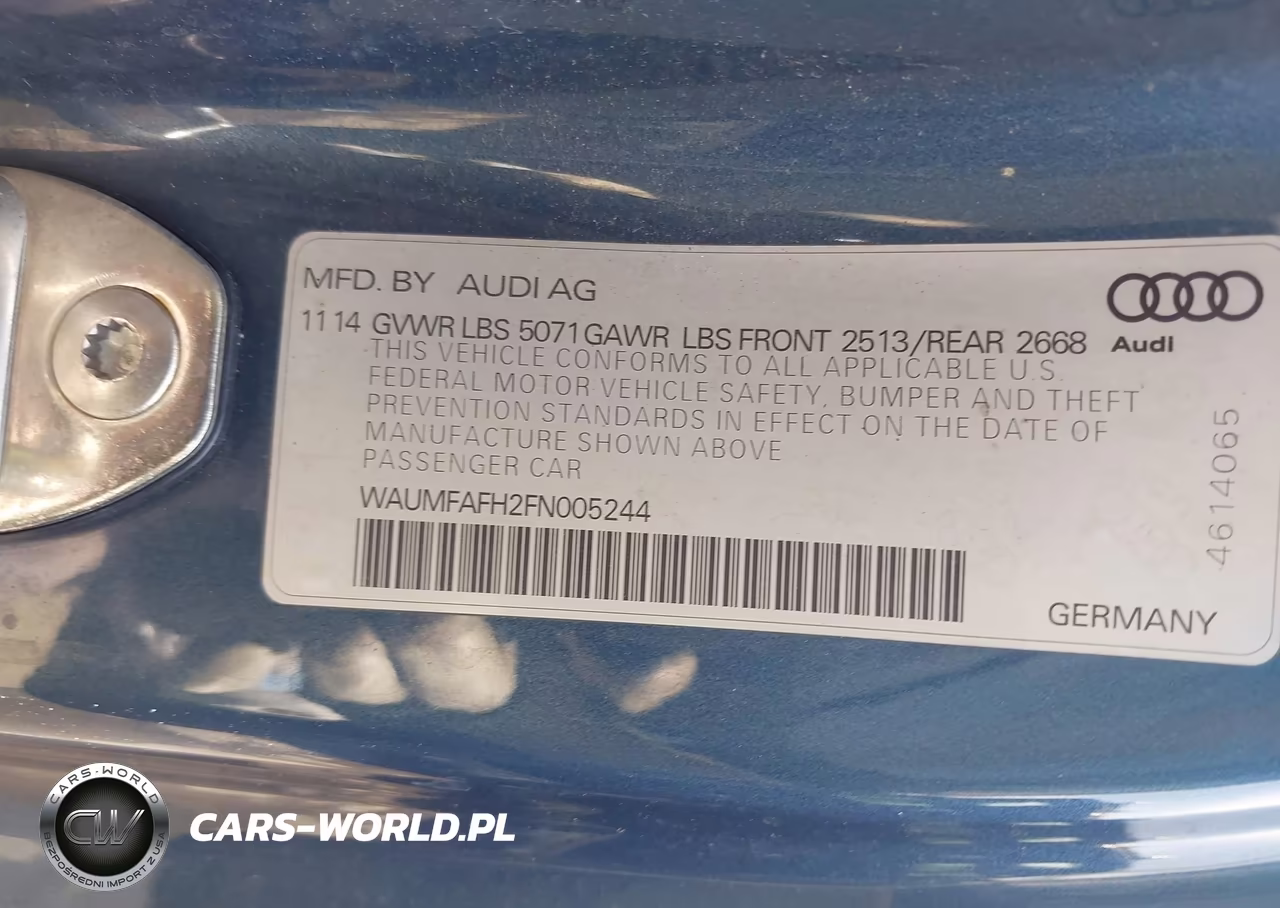 2015 Audi A5 2.0T Premium VIN:WAUMFAFH2FN005244 - 9