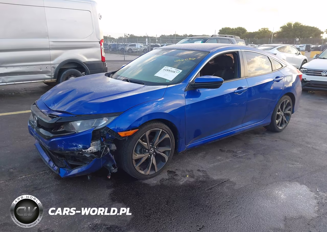 2020 Honda Civic Sport VIN:2HGFC2F84LH594281 - 2