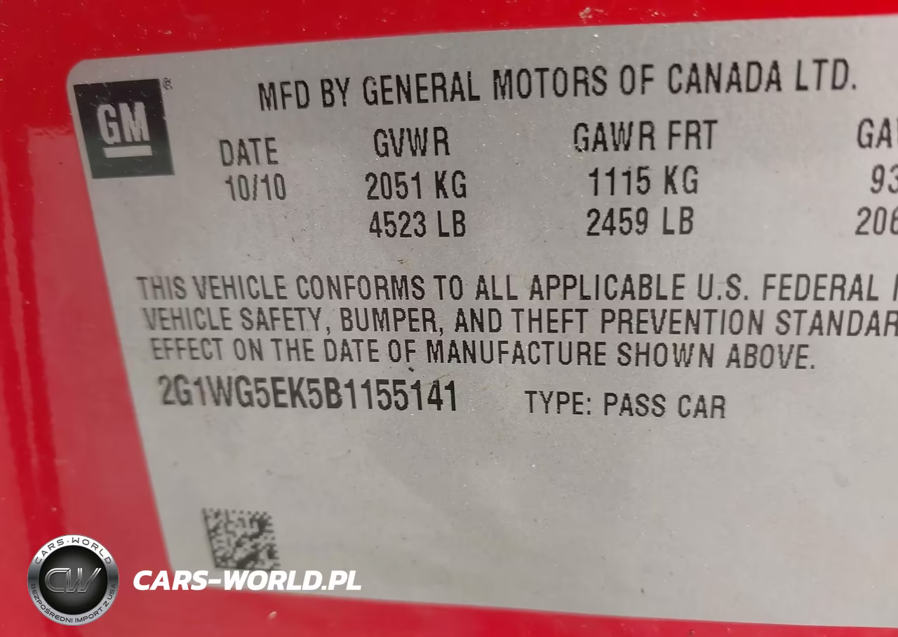 2011 Chevrolet Impala Lt VIN:2G1WG5EK5B1155141 - 9