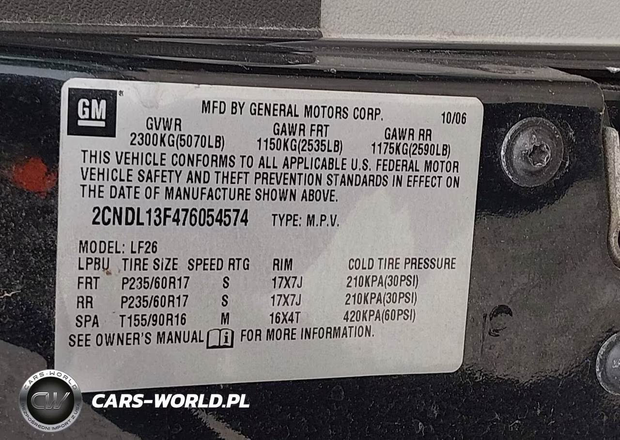 2007 Chevrolet Equinox Ls VIN:2CNDL13F476054574 - 9