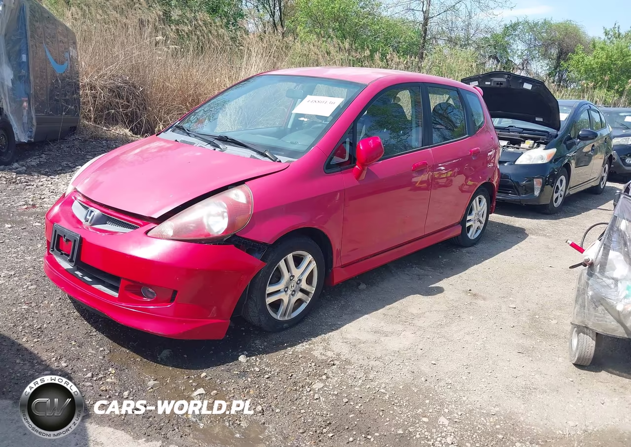 2007 Honda Fit Sport VIN:JHMGD38667S014107 - 2