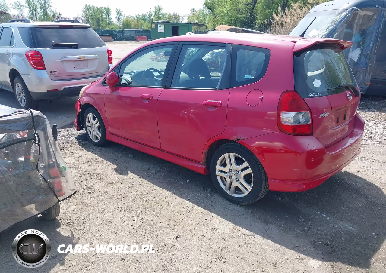2007 Honda Fit Sport VIN:JHMGD38667S014107 - 3