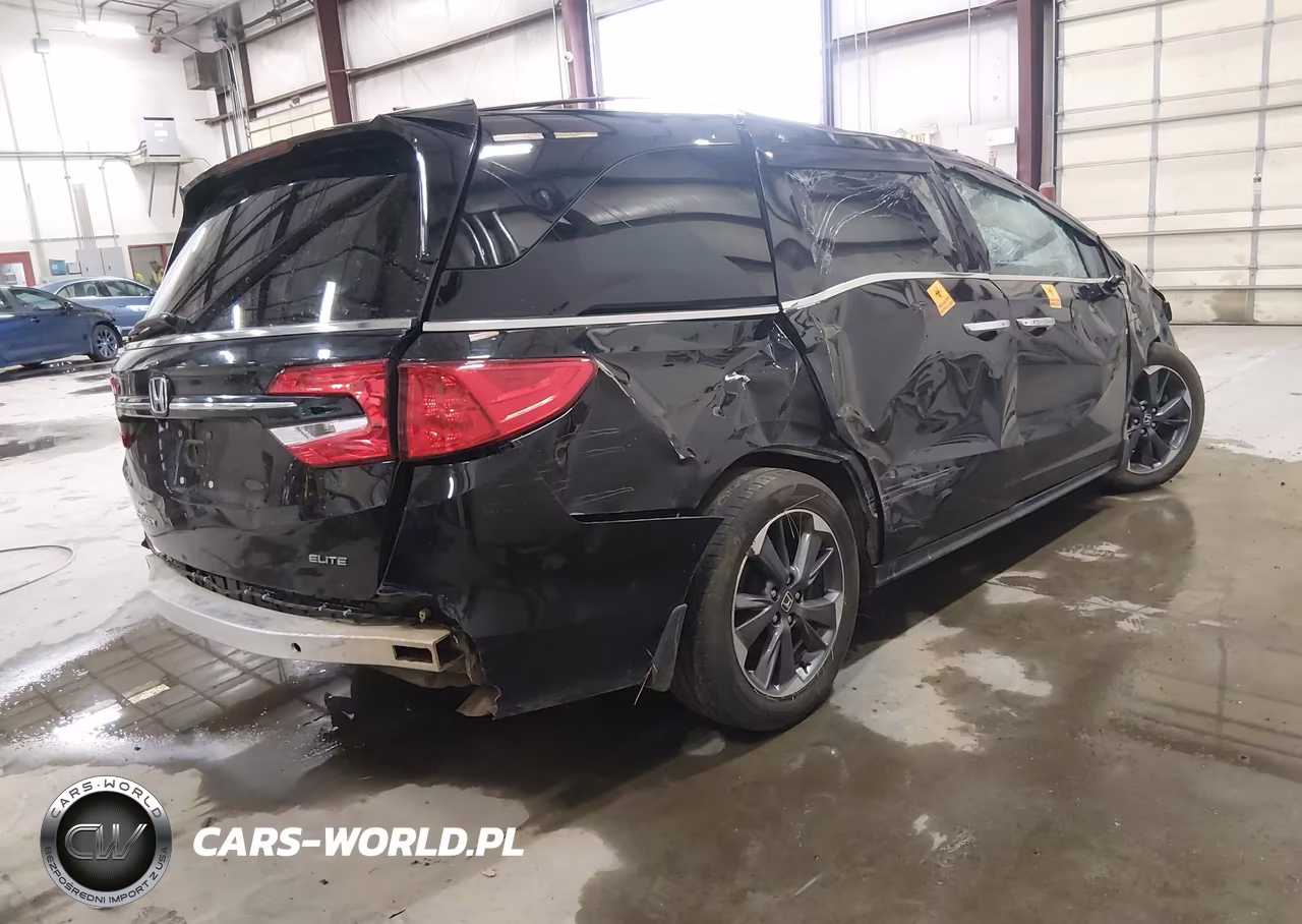 2022 Honda Odyssey Elite VIN:5FNRL6H98NB051629 - 4