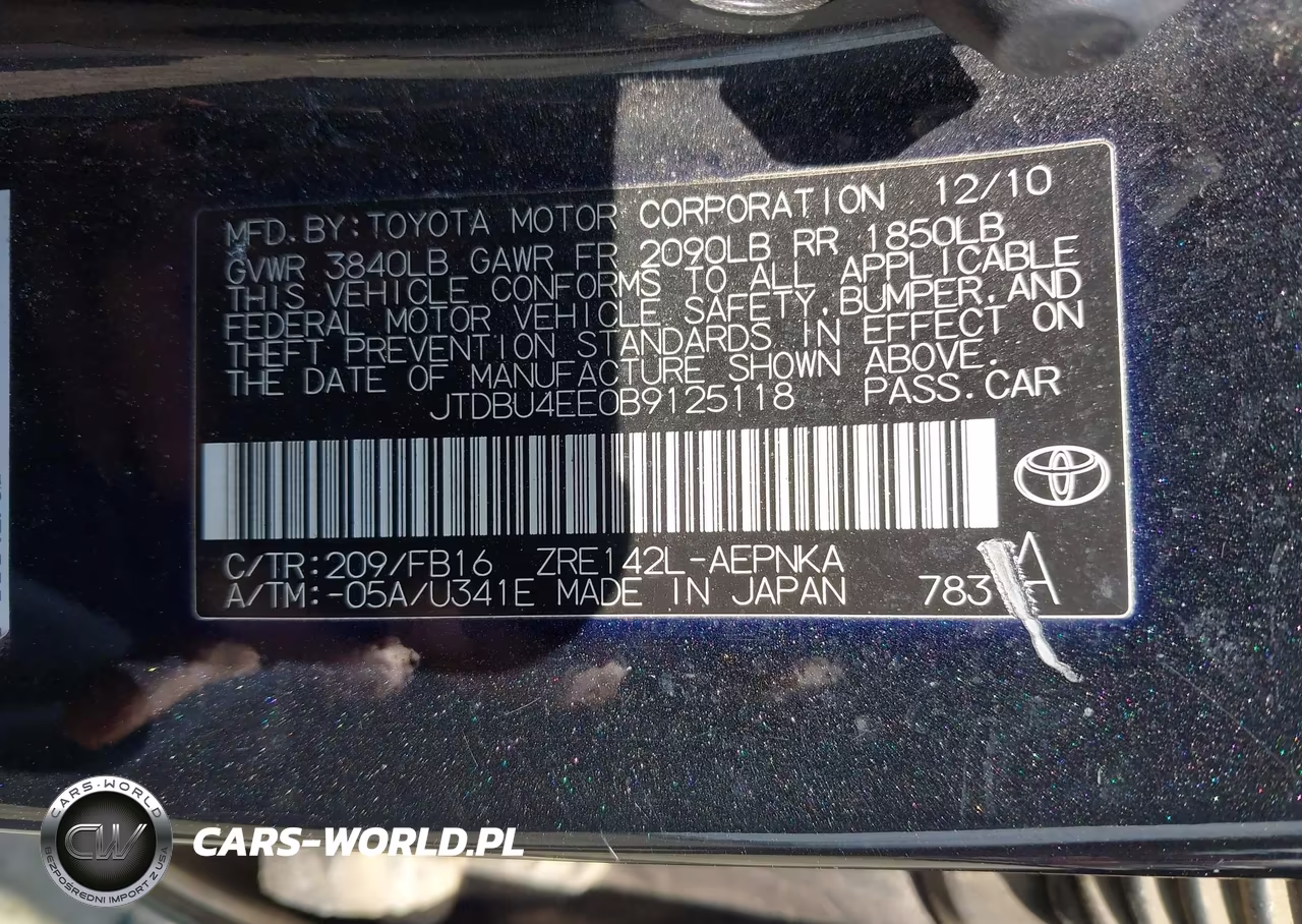 2011 Toyota Corolla Le VIN:JTDBU4EE0B9125118 - 9