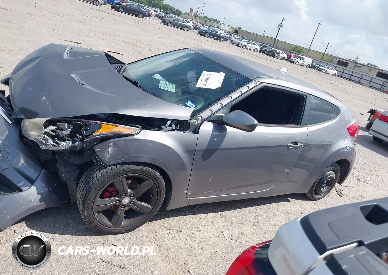 2013 Hyundai Veloster Base W-Black VIN:KMHTC6ADXDU152547 - 14